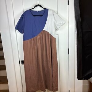 Woman’s Short Sleeve Maxi Dress Size 3XL d